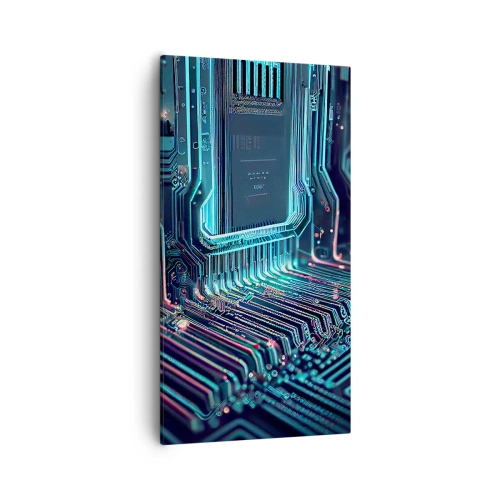Schilderen op canvas - Ik ben aan het denken… - 55x100 cm