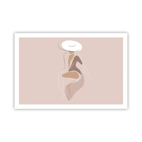 Poster - Een dame zijn - 91x61 cm