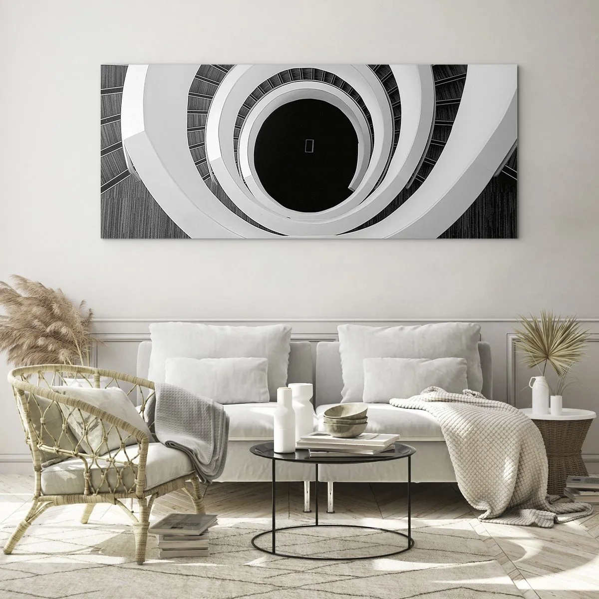 Schilderen op glas - Tot de kern van de zaak - 100x40 cm
