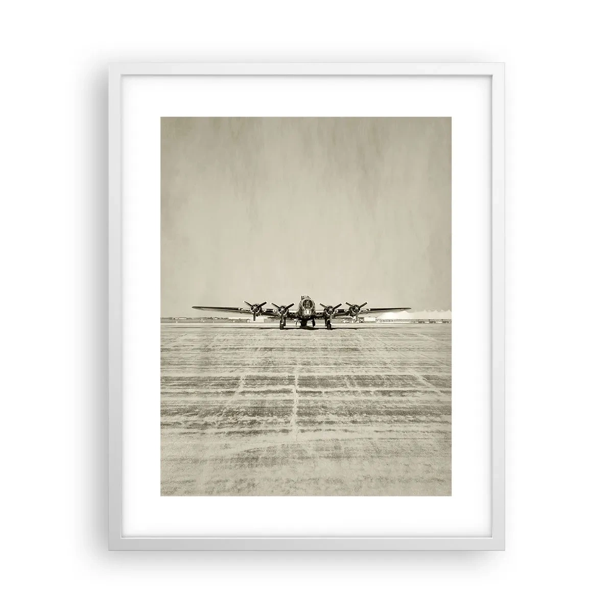 Poster in een witte lijst - Zoals altijd klaar - 40x50 cm