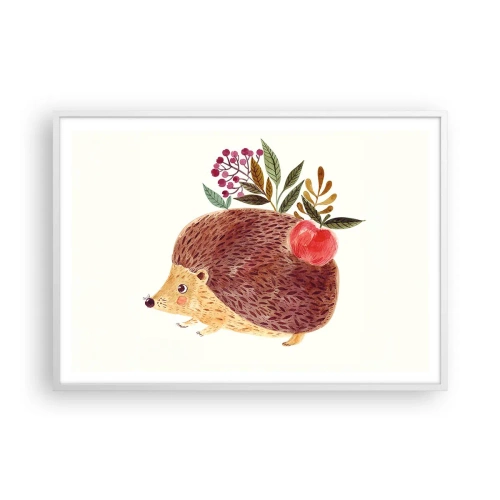 Poster in een witte lijst - En je vindt mij al leuk - 100x70 cm