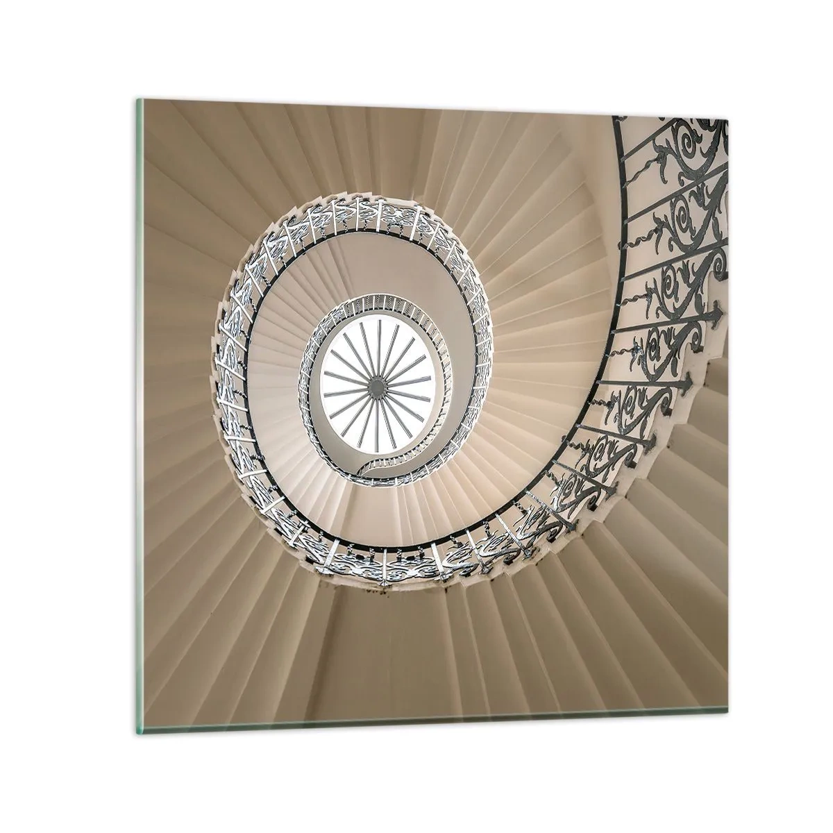 Schilderen op glas - Binnenin de schaal - 60x60 cm