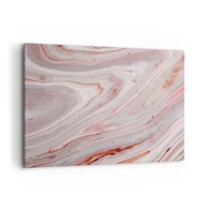 Schilderen op canvas - Roze vloeistof - 120x80 cm
