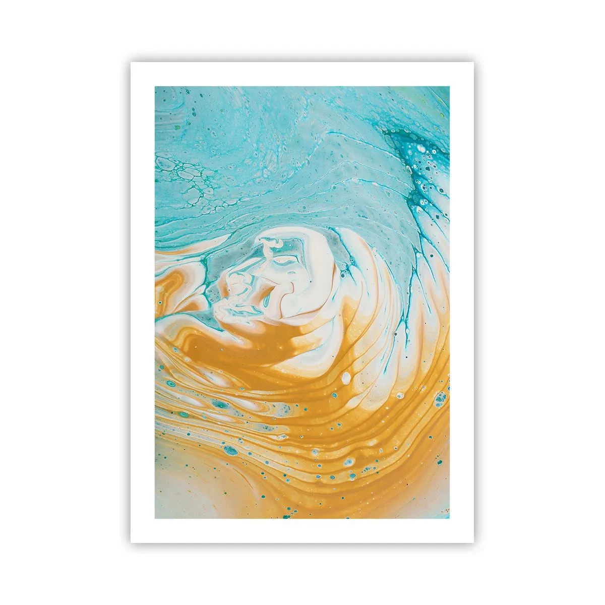 Poster - Pastel werveling - 50x70 cm