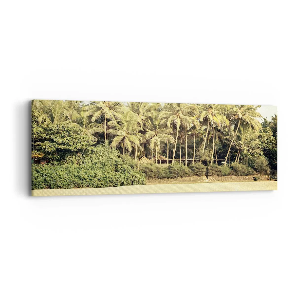 Schilderen op canvas - Hoe zit het hier? - 90x30 cm