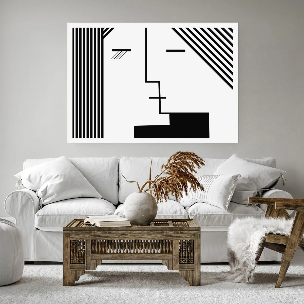 Poster - Alleen maar een kus - 50x40 cm