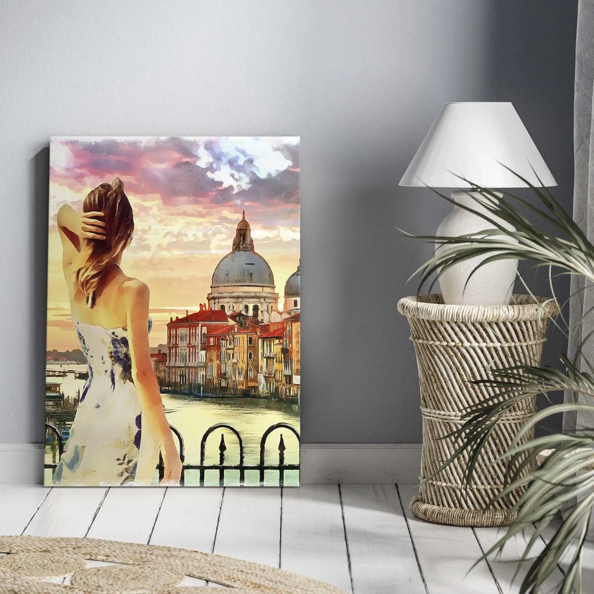 Schilderen op canvas - Als een avontuur alleen in ... - 50x70 cm
