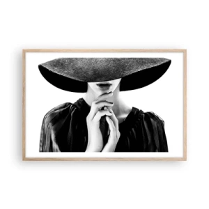 Een poster in een licht eiken lijst - Verborgen schoonheid - 91x61 cm