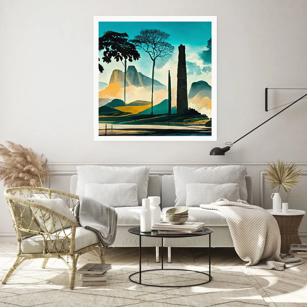 Poster - Nog hoger en hoger - 30x30 cm