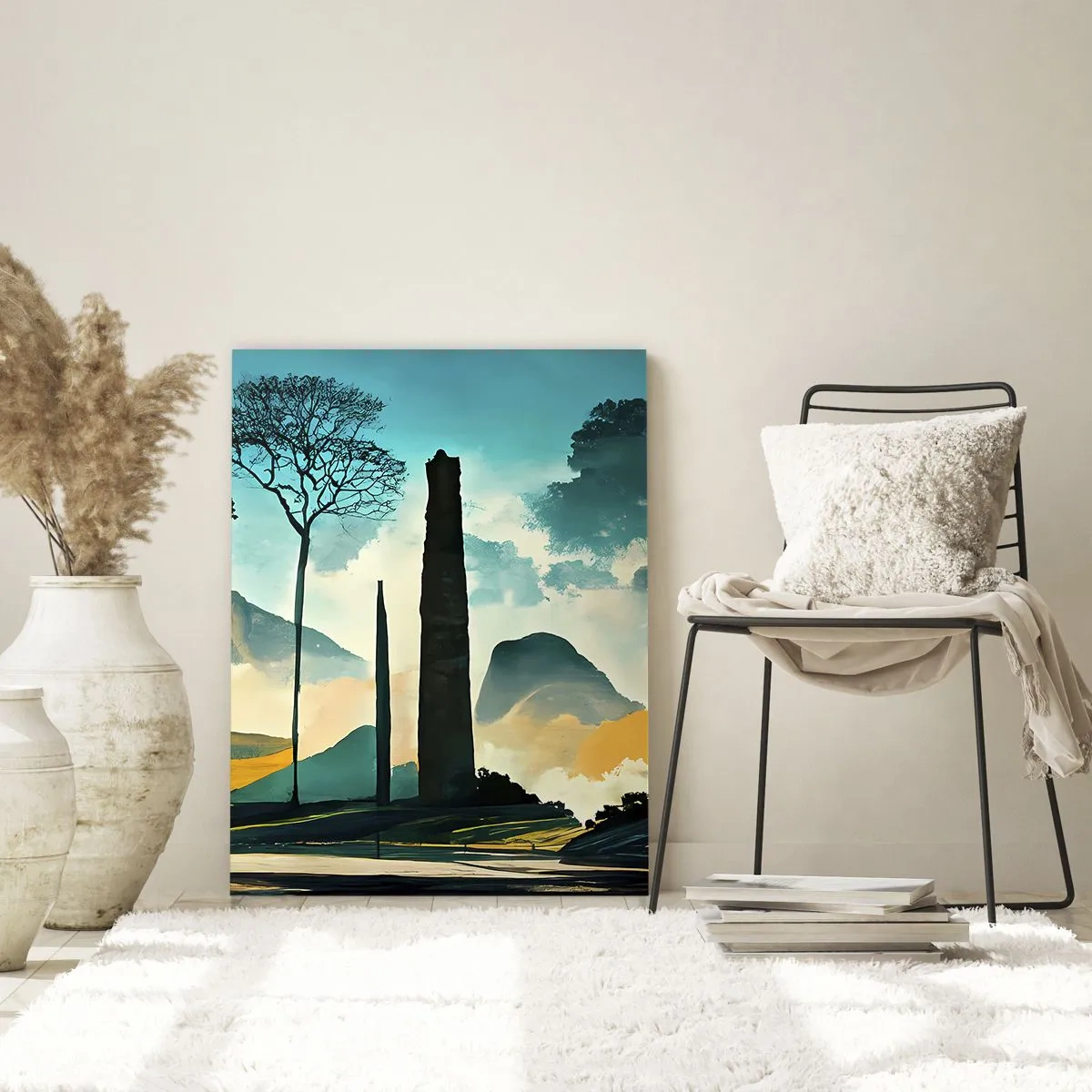 Schilderen op glas - Nog hoger en hoger - 50x70 cm