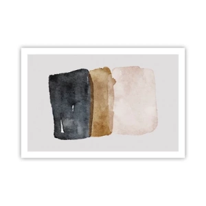 Poster - De samenstelling van de kleuren van de aarde - 91x61 cm