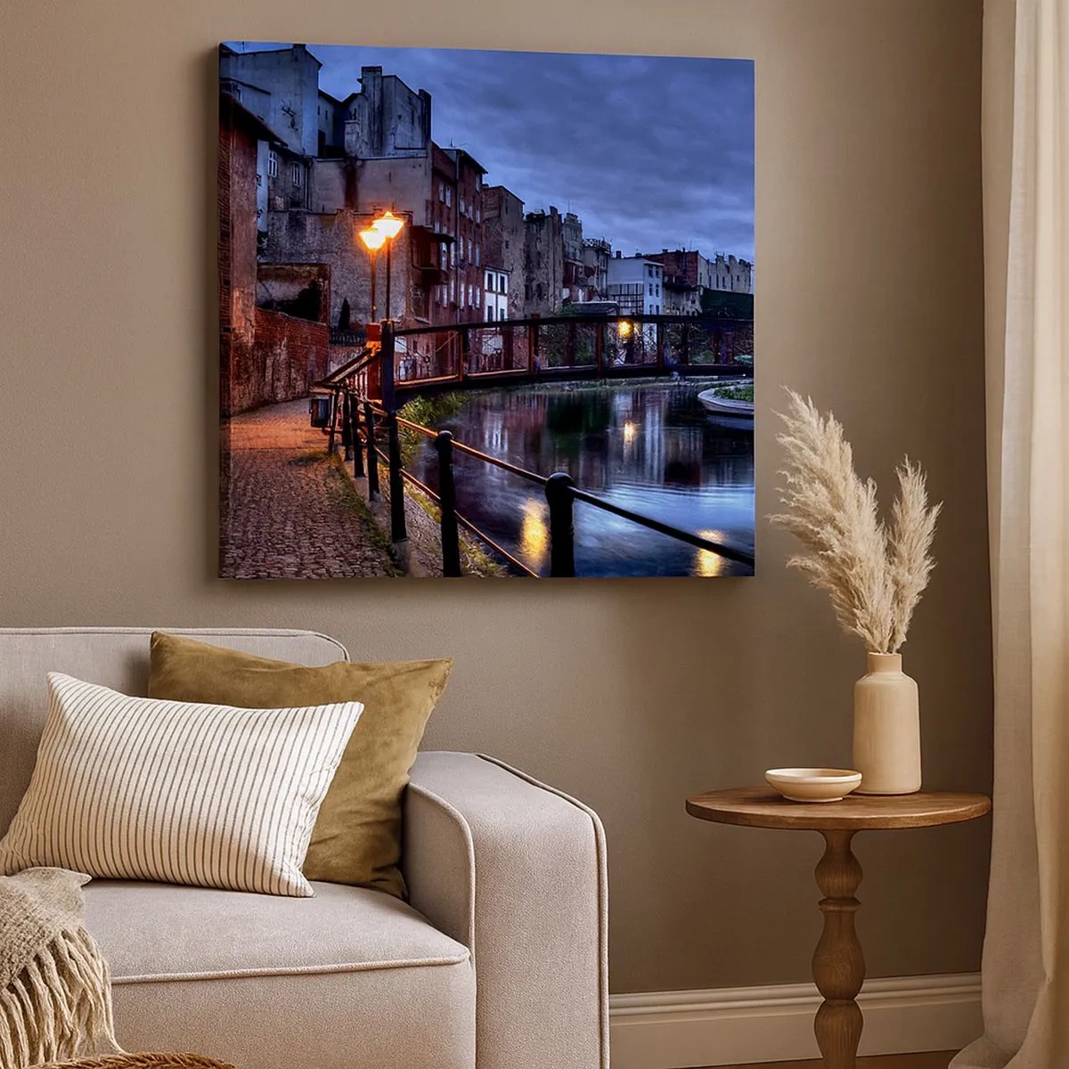 Schilderen op canvas - Zo kende je Bydgoszcz niet - 30x30 cm