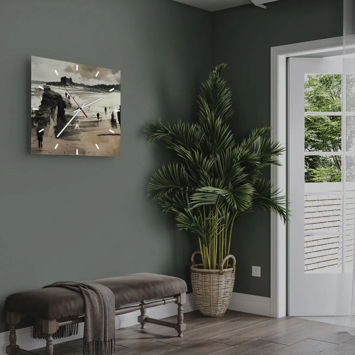 Wandklok - Klok - Opgeroepen - 40x40 cm