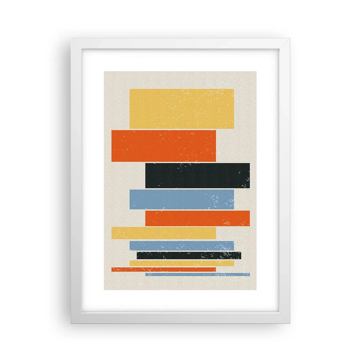 Poster in een witte lijst - Muzieknotatie - 30x40 cm