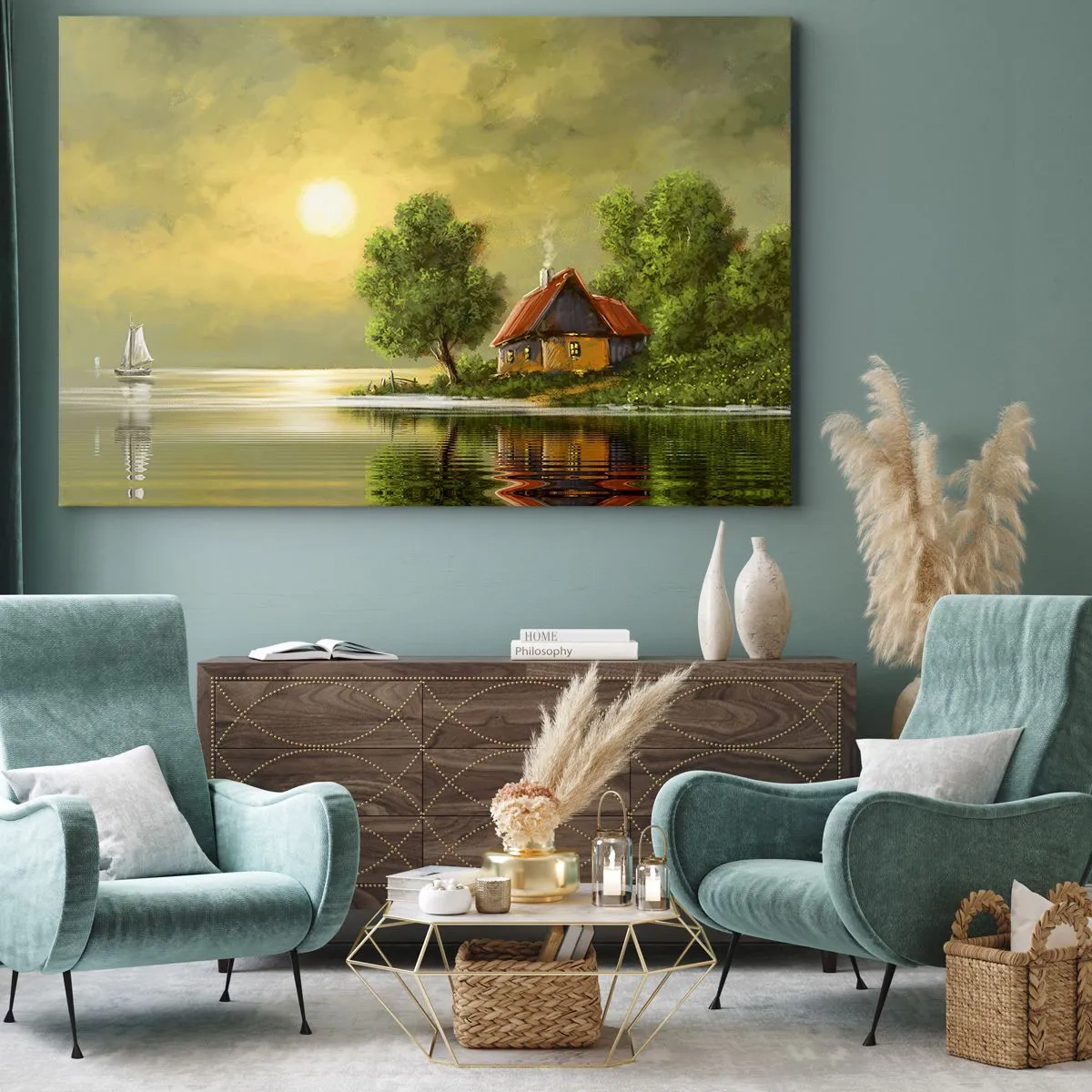Schilderen op canvas - Mooi, als een foto - 120x80 cm