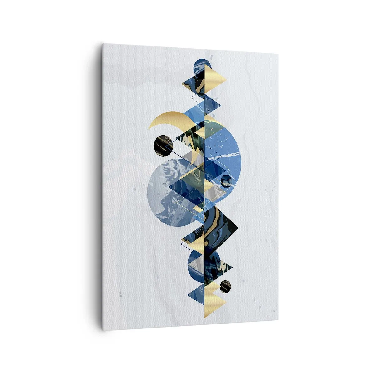 Schilderen op canvas - Geometrisch landschap - 70x100 cm