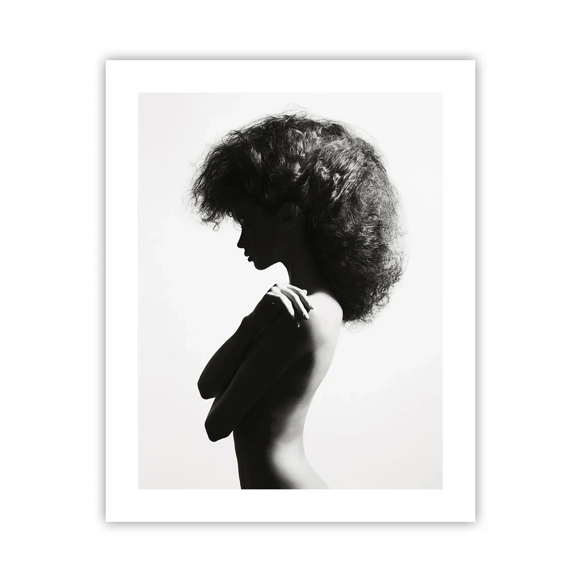 Poster - Als een bloem op een slanke stengel - 40x50 cm