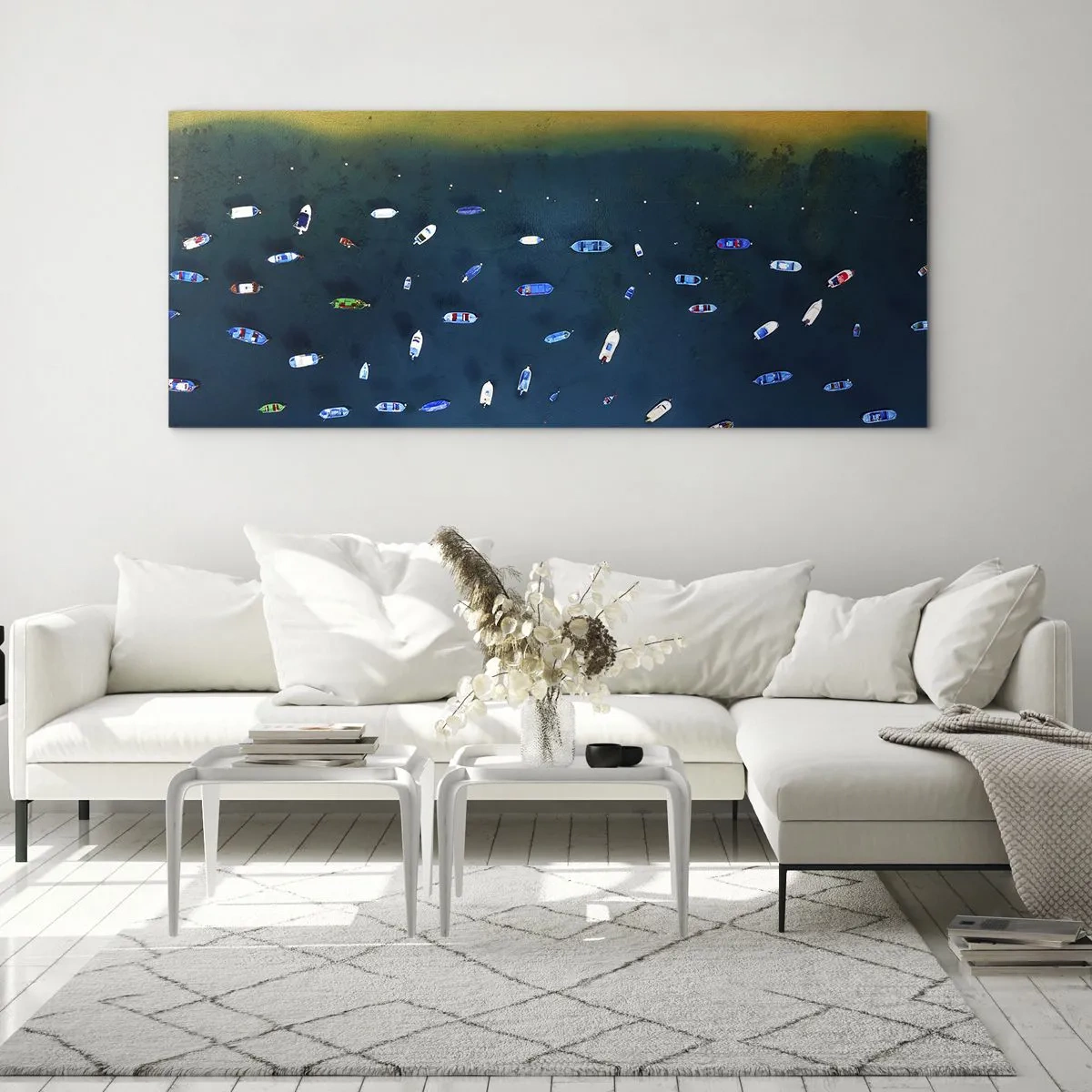 Schilderen op glas - Vakantie spel - 100x40 cm