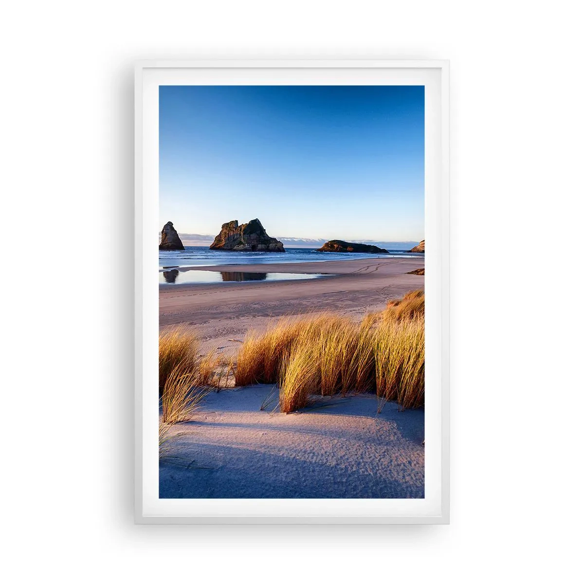 Poster in een witte lijst - Voor rustzoekers - 61x91 cm