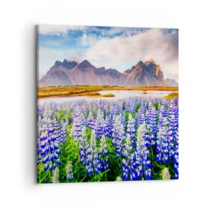 Schilderen op canvas - Kracht en soberheid naast zachtheid - 70x70 cm