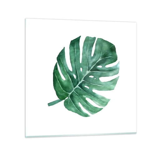 Schilderen op glas - Groen concept - 50x50 cm