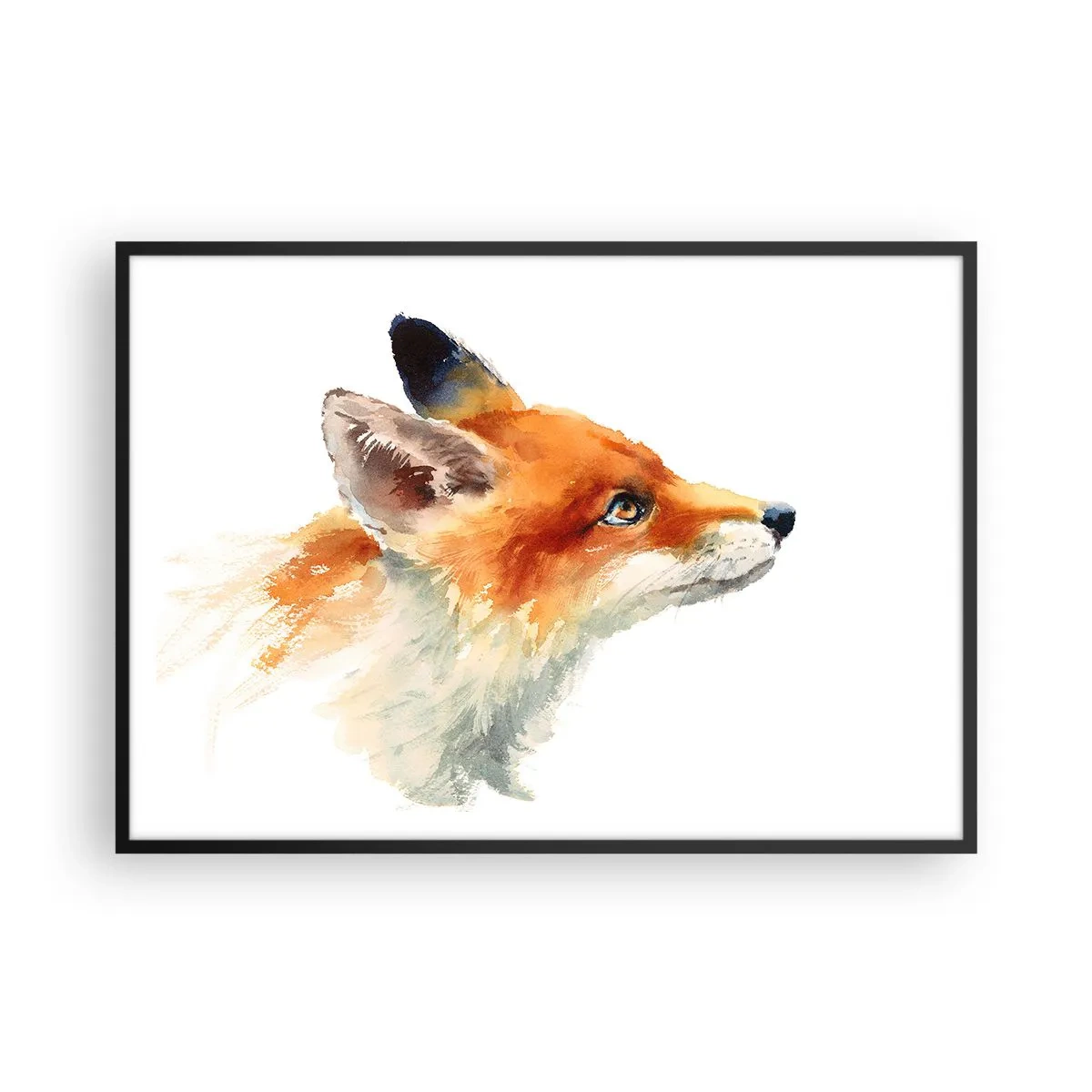 Poster in een zwarte lijst - Je kunt nooit voorzichtig genoeg zijn - 100x70 cm