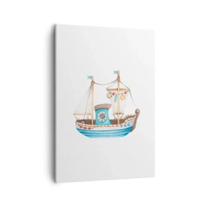 Schilderen op canvas - Ahoi, avontuur! - 50x70 cm