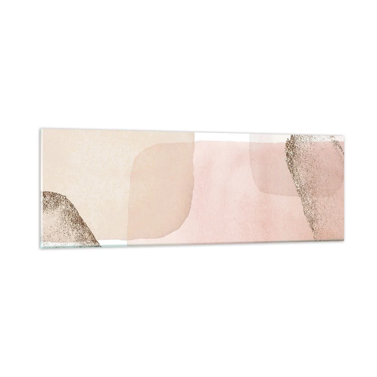 Schilderen op glas - Een blik door kleur - 90x30 cm
