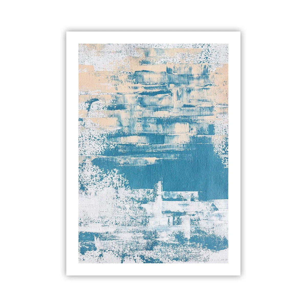 Poster - Door een ijspegel - 50x70 cm