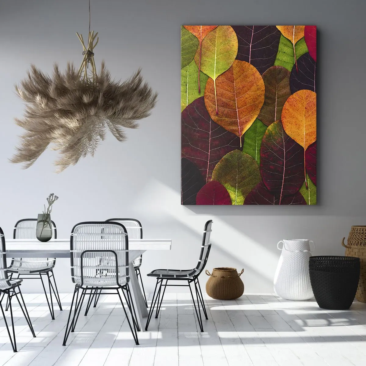 Schilderen op canvas - Herfst mozaïek - 45x80 cm