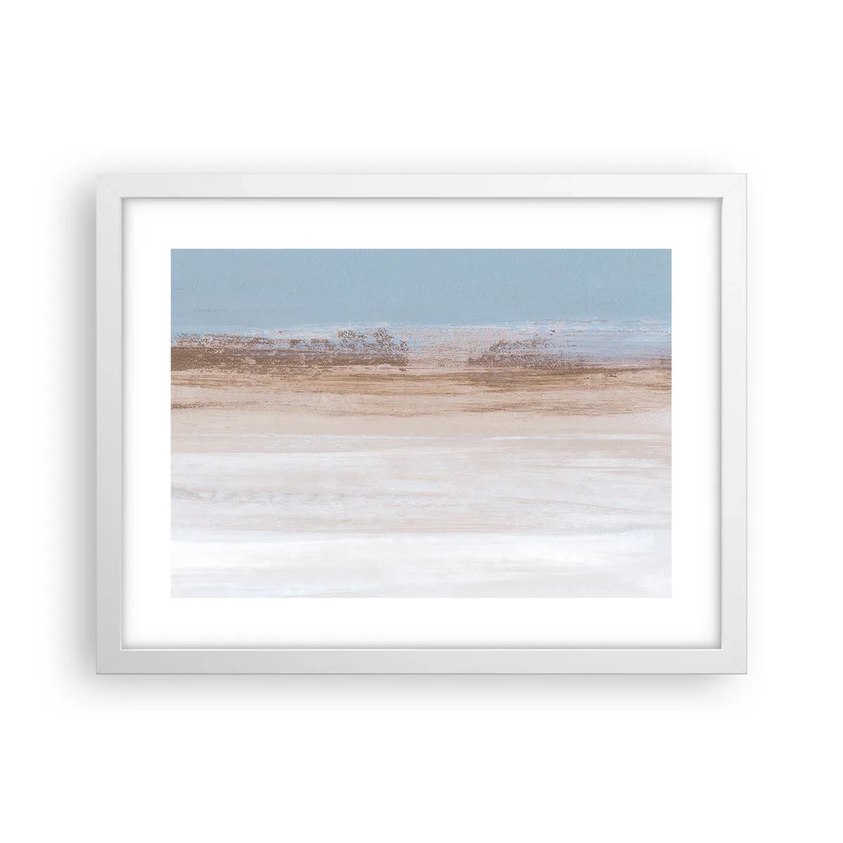 Poster in een witte lijst - Dubbelzinnig landschap - 40x30 cm