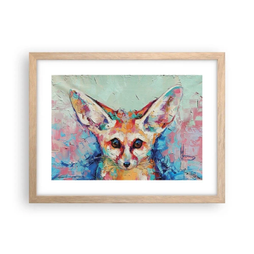 Een poster in een licht eiken lijst - Ben je klaar voor mij? - 40x30 cm