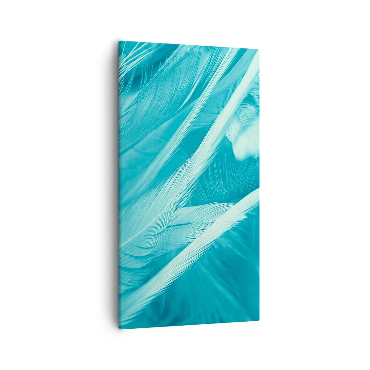 Schilderen op canvas - Verdrinken in pluisjes - 55x100 cm