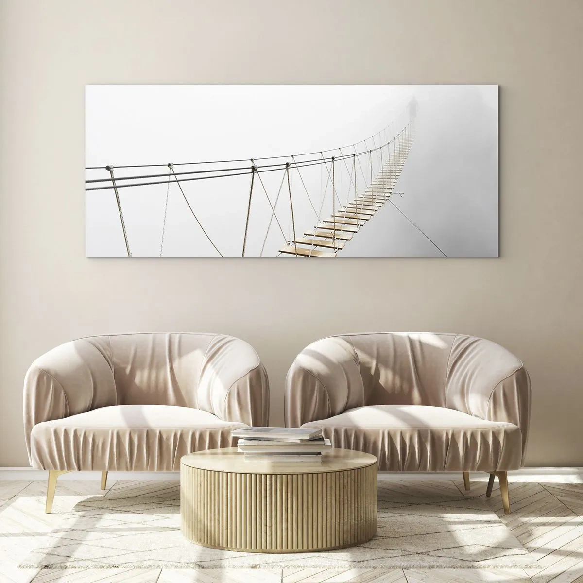 Schilderen op glas - Waar zal het je brengen? - 120x50 cm