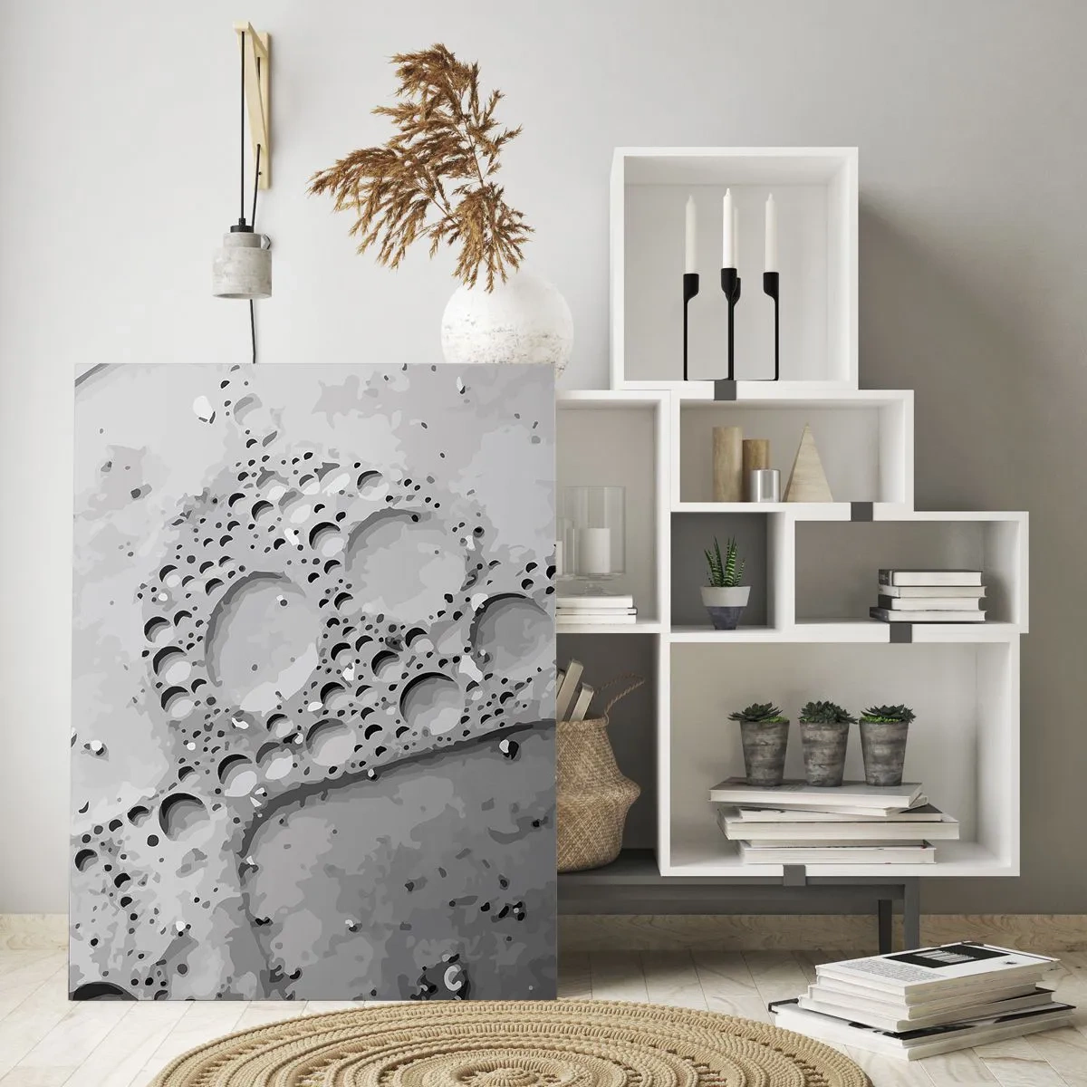 Schilderen op glas - Schuimspoor - 50x70 cm