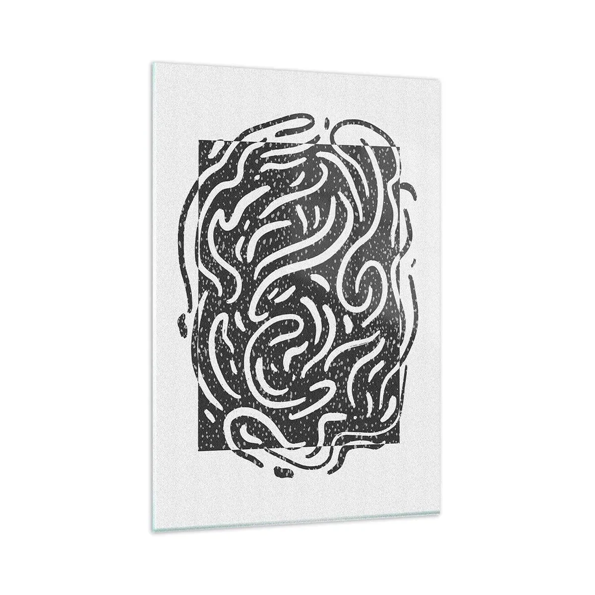 Schilderen op glas - Abstractie: vreugdedans - 80x120 cm