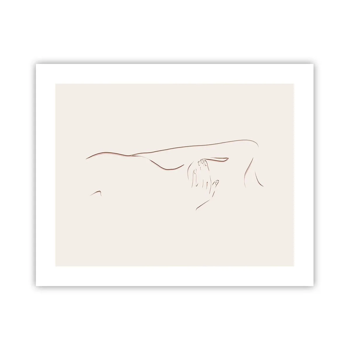 Poster - De vorm van verlangen - 50x40 cm