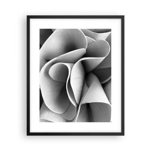 Poster in een zwarte lijst - Het gebeurt in de ruimte - 40x50 cm