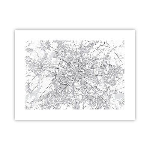Poster - Berlijnse bloem - 40x30 cm