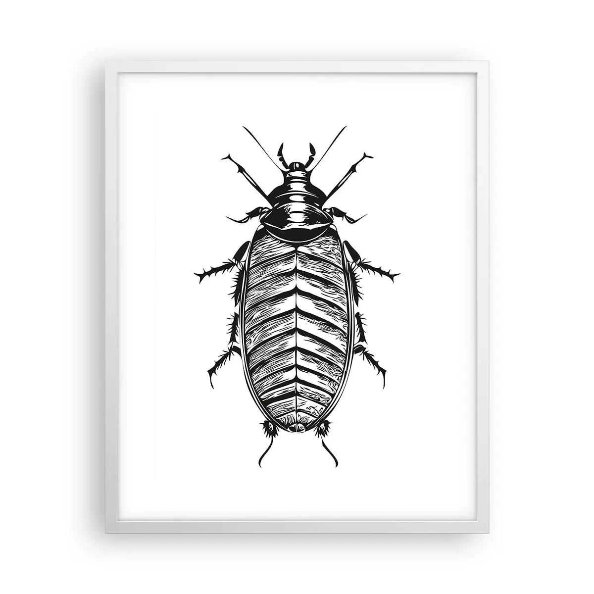 Poster in een witte lijst - Wat een exemplaar! - 40x50 cm