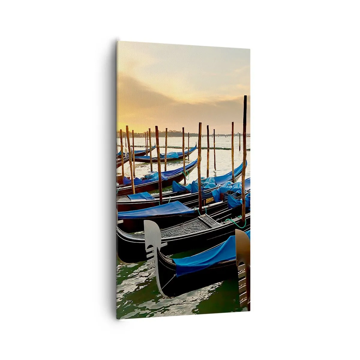 Schilderen op canvas - Voordat de rumoer komt - 65x120 cm