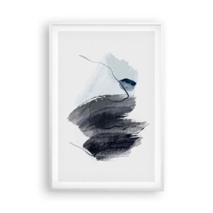 Poster in een witte lijst - Intensiteit en beweging - 61x91 cm