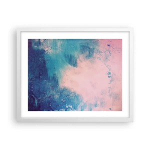 Poster in een witte lijst - Hemelse omhelzingen - 50x40 cm