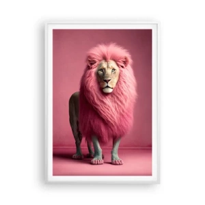 Poster in een witte lijst - En je bent niet meer bang - 70x100 cm