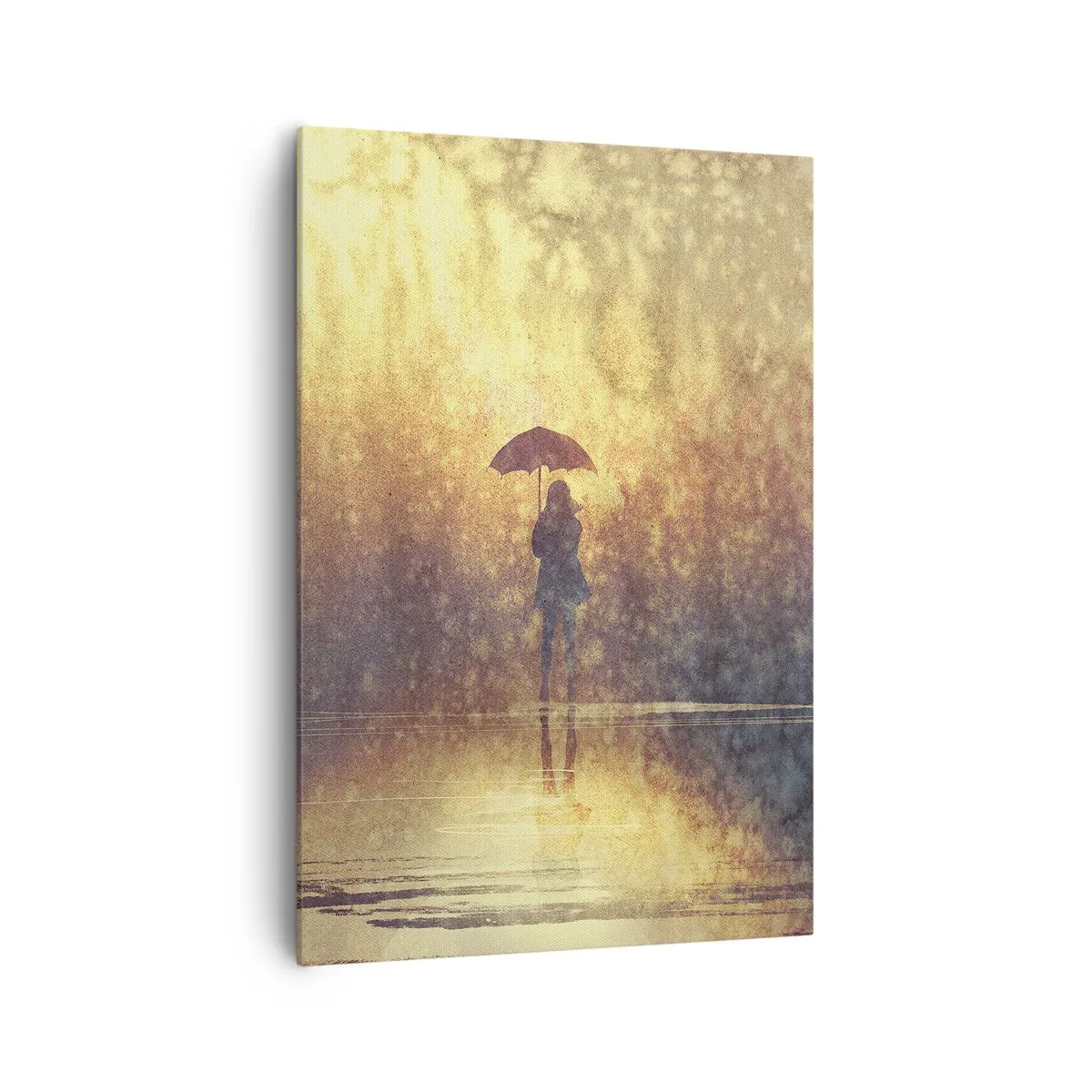 Schilderen op canvas - Ik voel dat iemand naar me kijkt - 70x100 cm