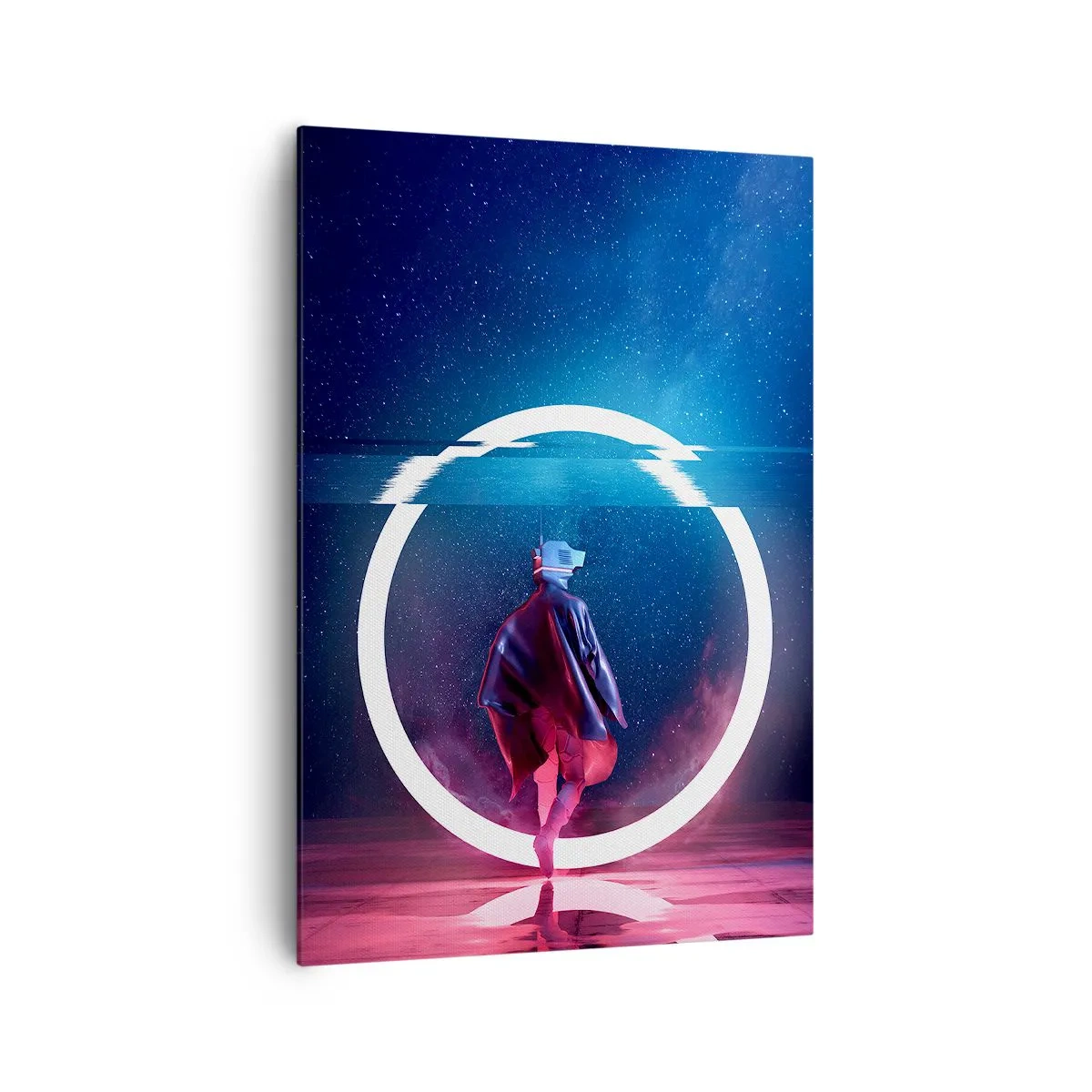 Schilderen op canvas - Tussen werelden - 70x100 cm