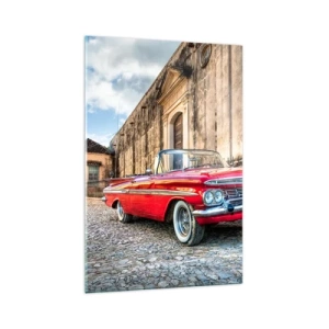Schilderen op glas - Cubaanse emoties - 70x100 cm