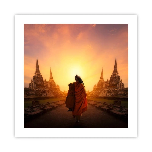 Poster - In vrede voor de eeuwigheid - 50x50 cm