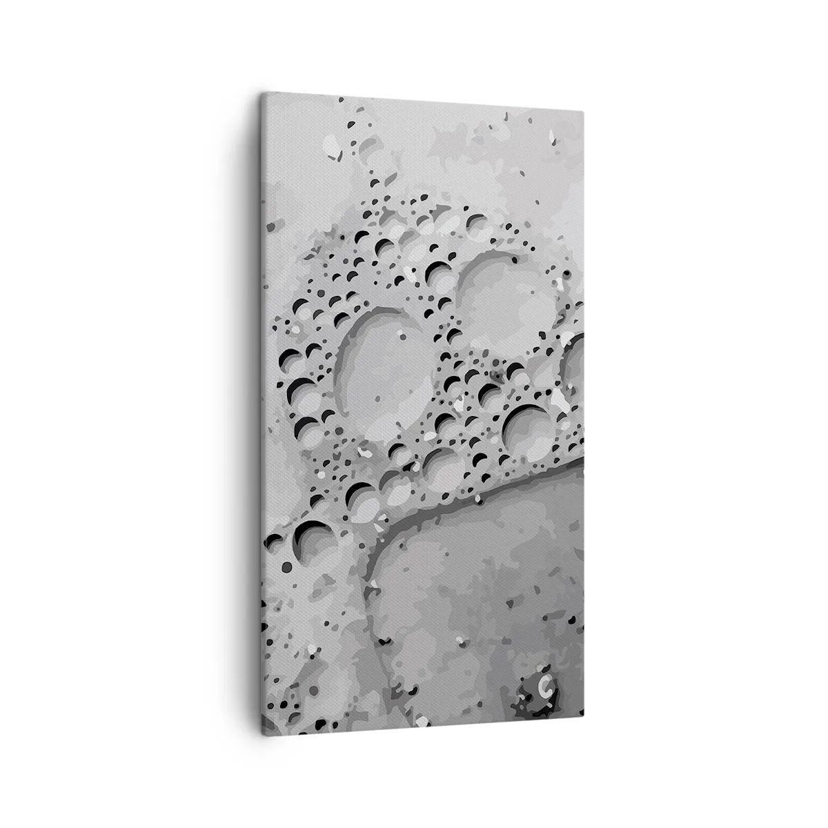 Schilderen op canvas - Schuimspoor - 45x80 cm
