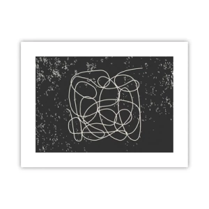 Poster - Dwalende gedachten - 40x30 cm